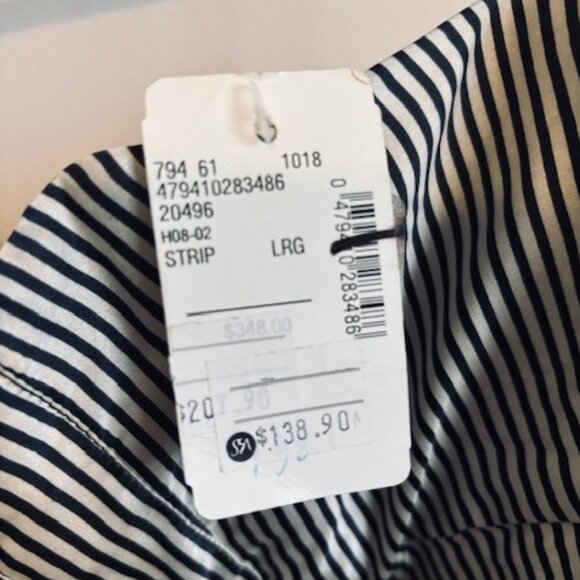 Saks 5th Ave Geren Ford | 100% Silk Strapless Sweetheart dress size large - Picture 6 of 8